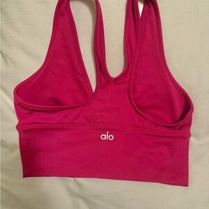 ALO Wild Thing Bra Fuchsia